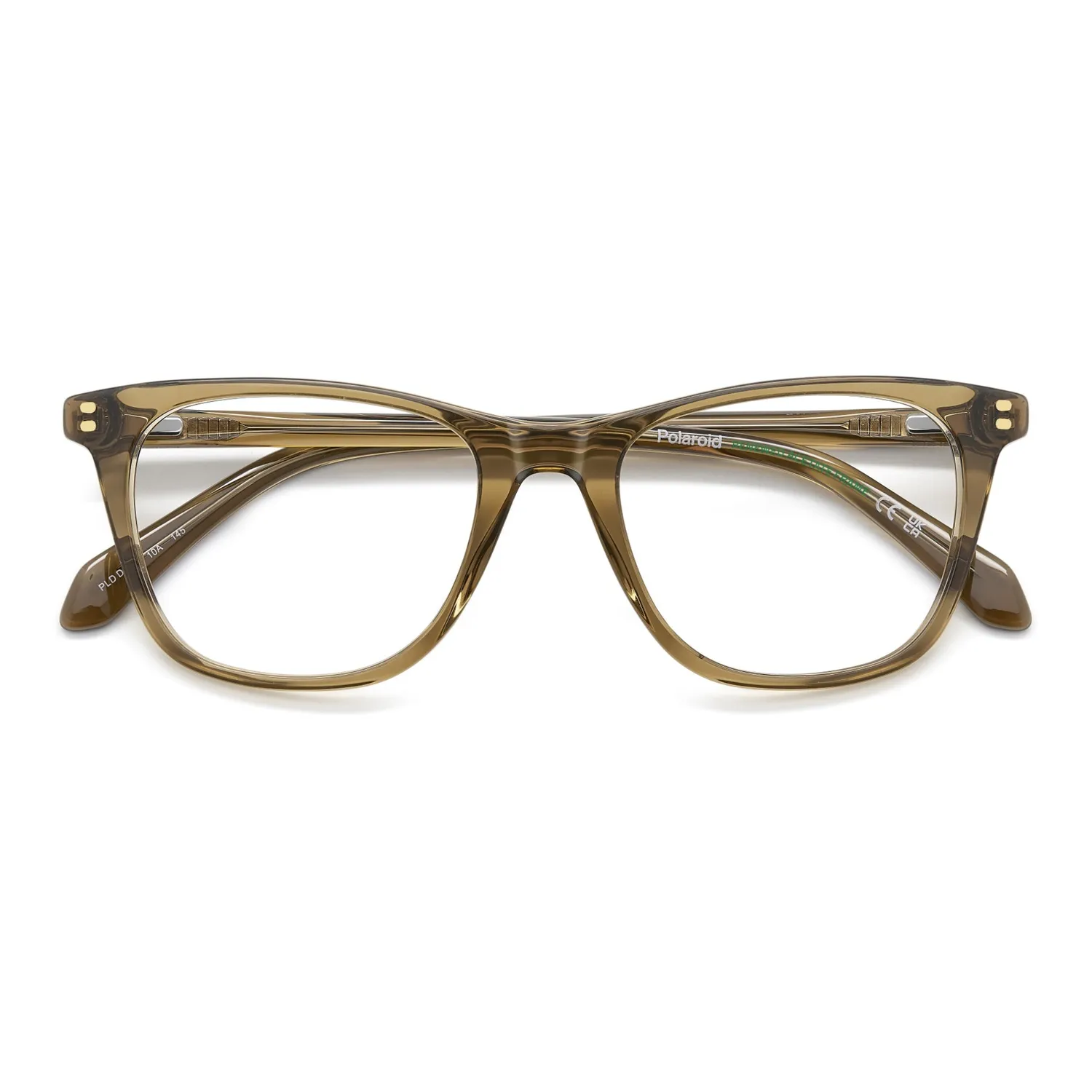 Polaroid PLD D634 Brille Havanna eckig Eco-Acetat