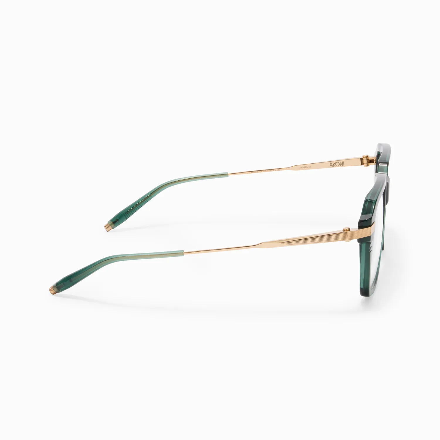 Akoni Etere Vera Brille Grün Acetat