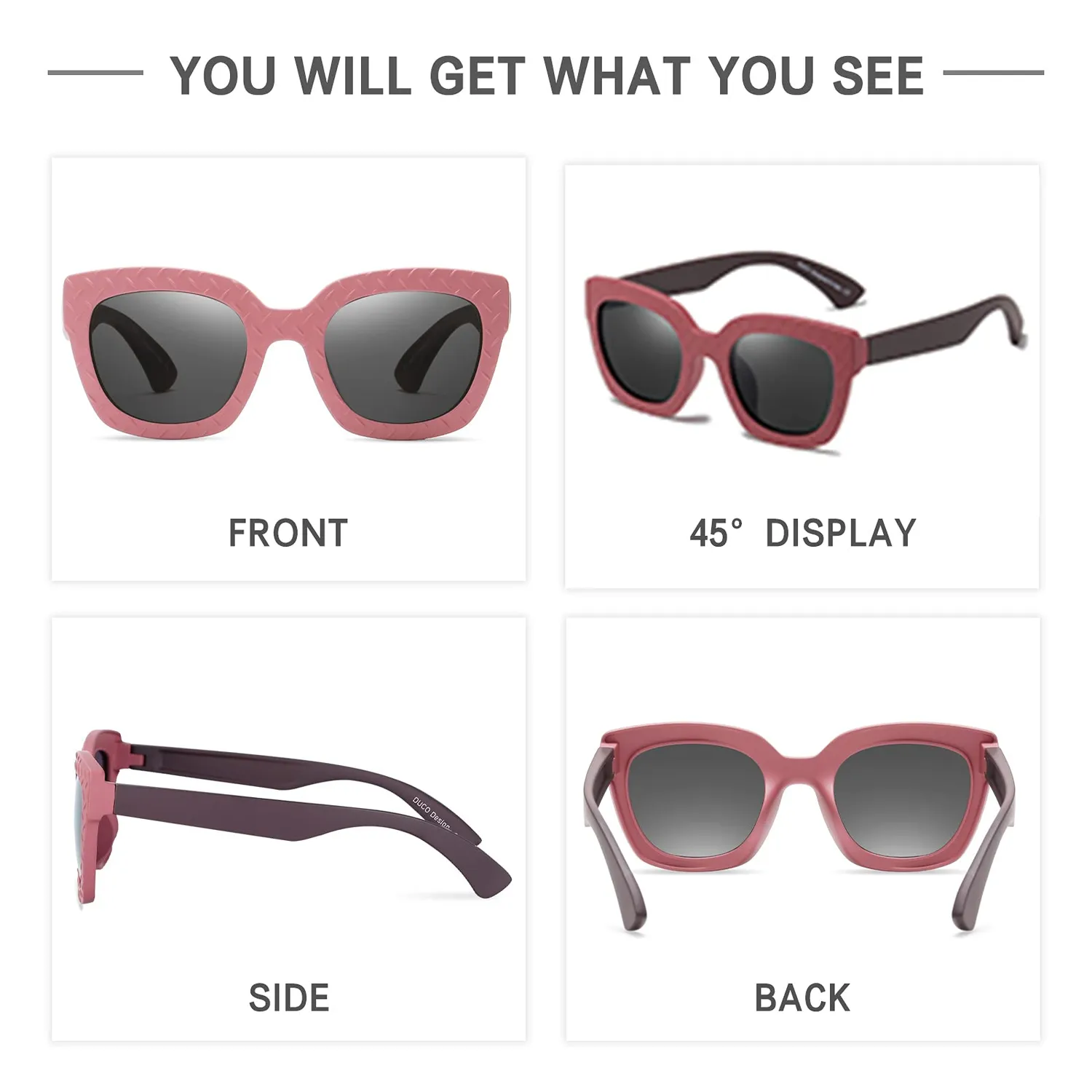 DUCO K019 Kinder Sportbrille polarisiert 6-12 Jahre