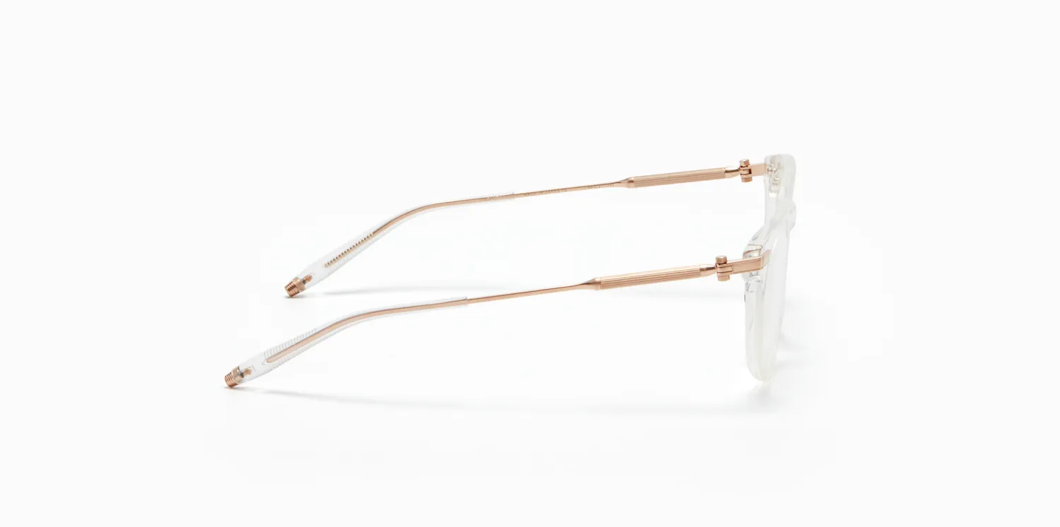 Akoni Delta Gemini runde Brille Matt Schwarz 50