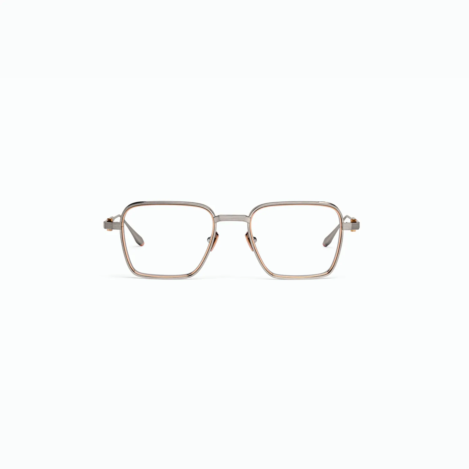 Akoni Optima Giano Brille Brushed Gold eckig
