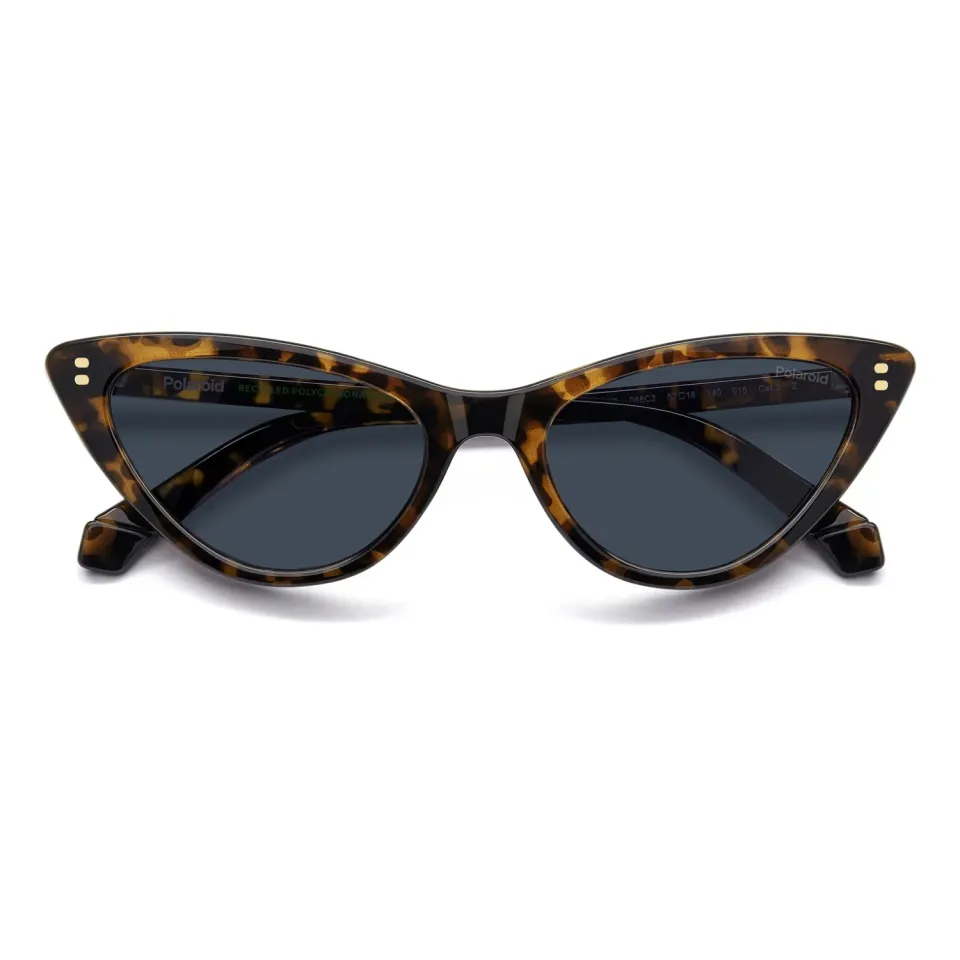 Polaroid PLD 6246/S Sonnenbrille Havana blau polarisiert