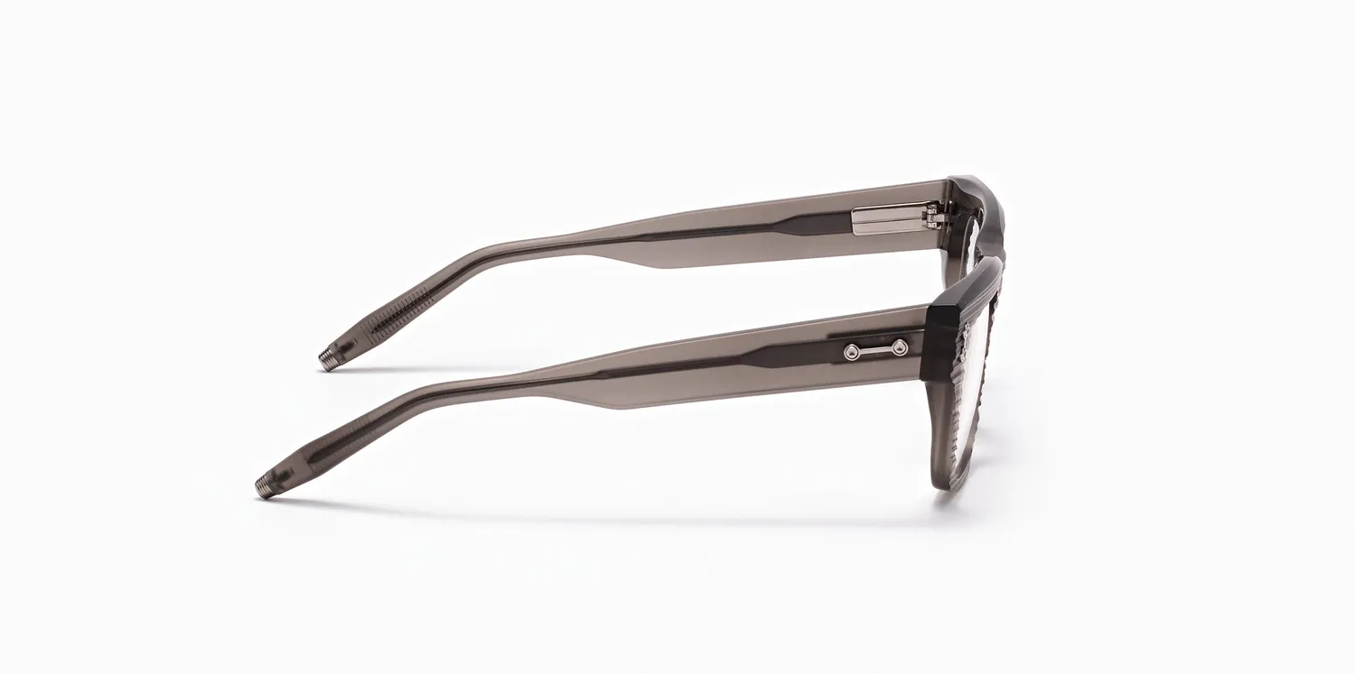 Akoni Etere Columba Rx Brille Schwarz Größe 54 Acetat