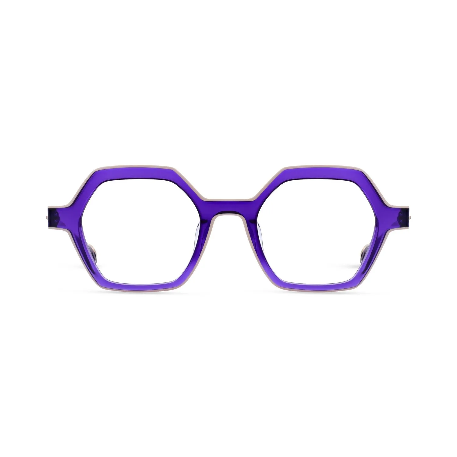 Morel Enigma 12 Brille Damen hexagonal Acetat 47mm