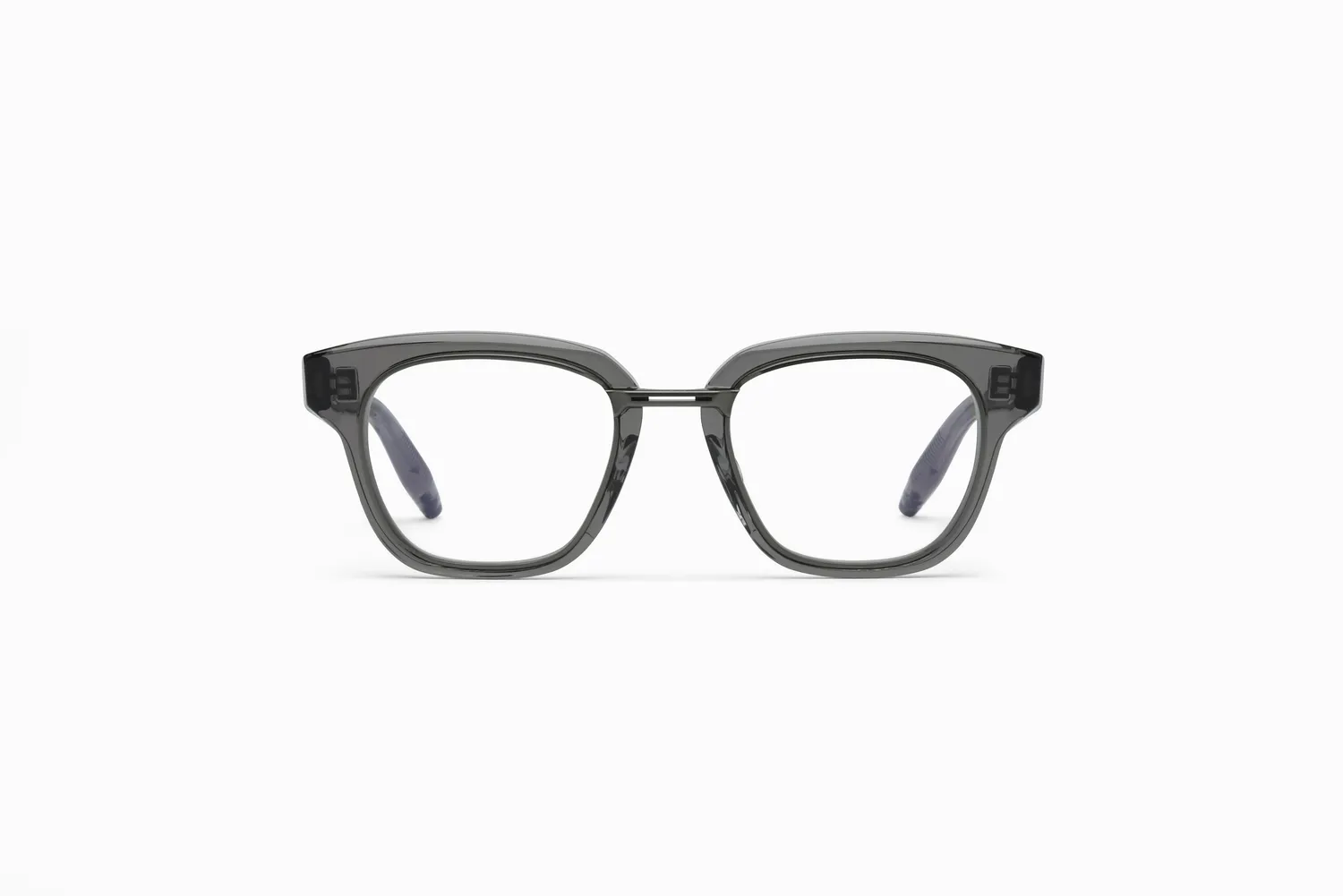 Akoni Delta Apollo Rx Brille Schwarz Titan Acetat