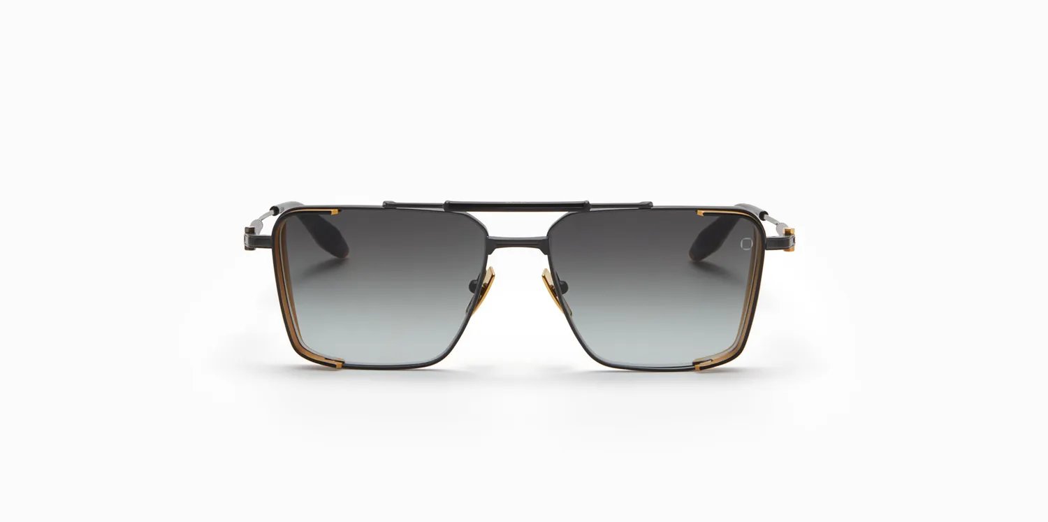 Akoni Etere Hera Sonnenbrille Matte Black Gr. 58 Titan