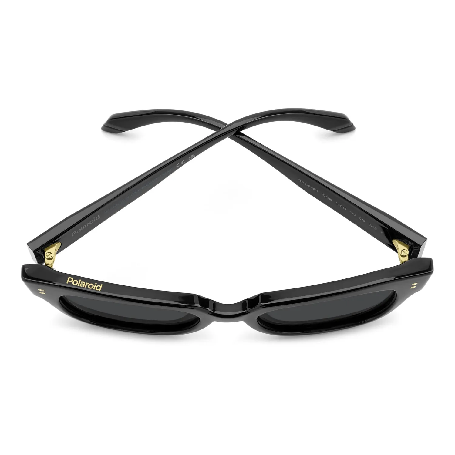 Polaroid PLD 6251/S/X Sonnenbrille Schwarz 51-19-140 polarisiert