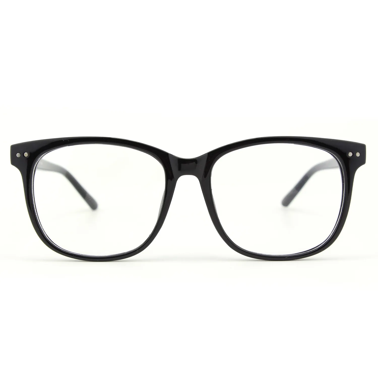 GQUEEN PE1 Hornbrille ohne Stärke schwarz