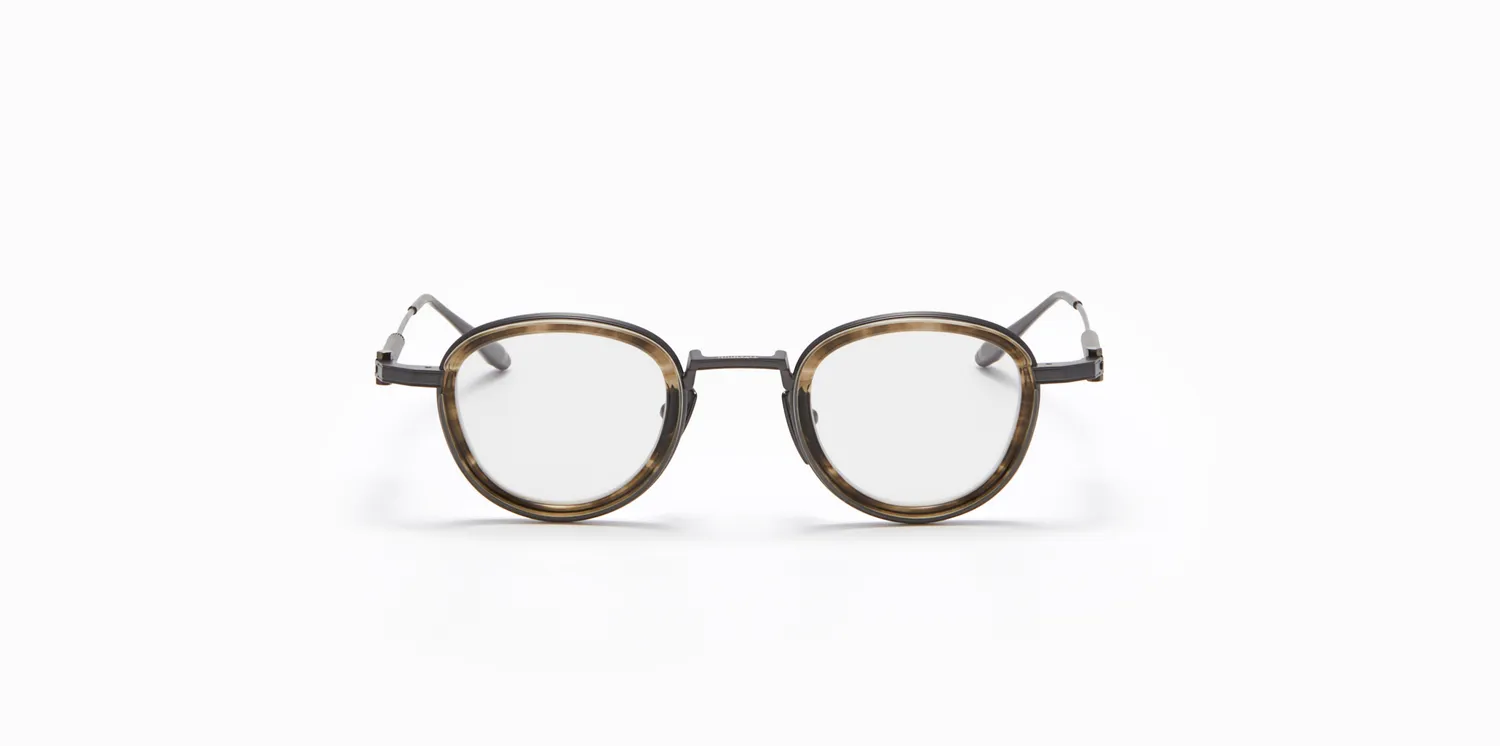 Akoni Agile Brille Green Tortoise Swirl Titan Acetat