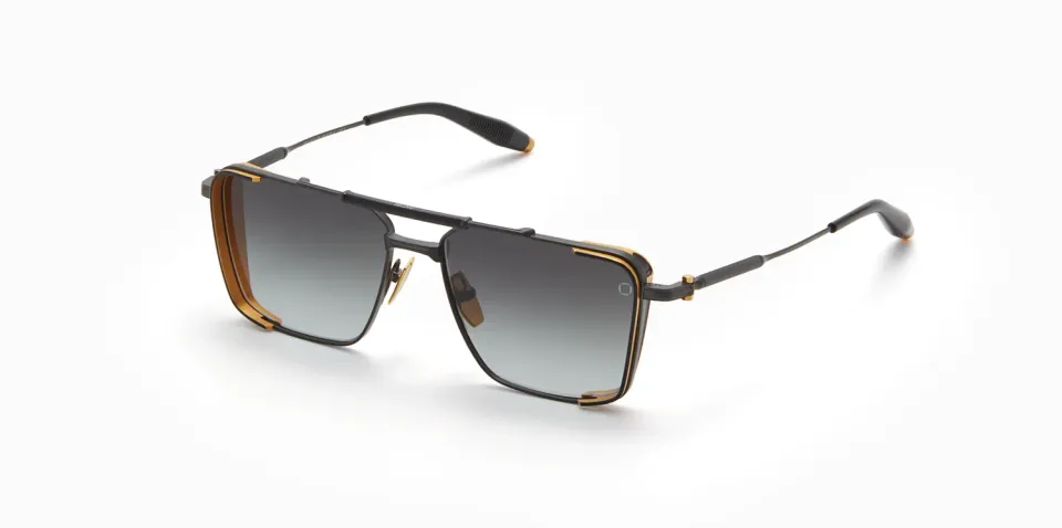 Akoni Etere Hera Sonnenbrille Matte Black Gr. 58 Titan