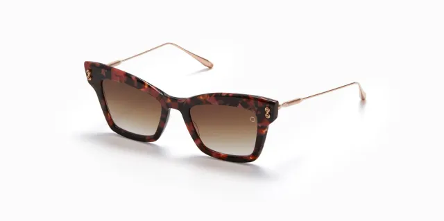 Akoni Innes Sonnenbrille Brown Pink Swirl Acetat
