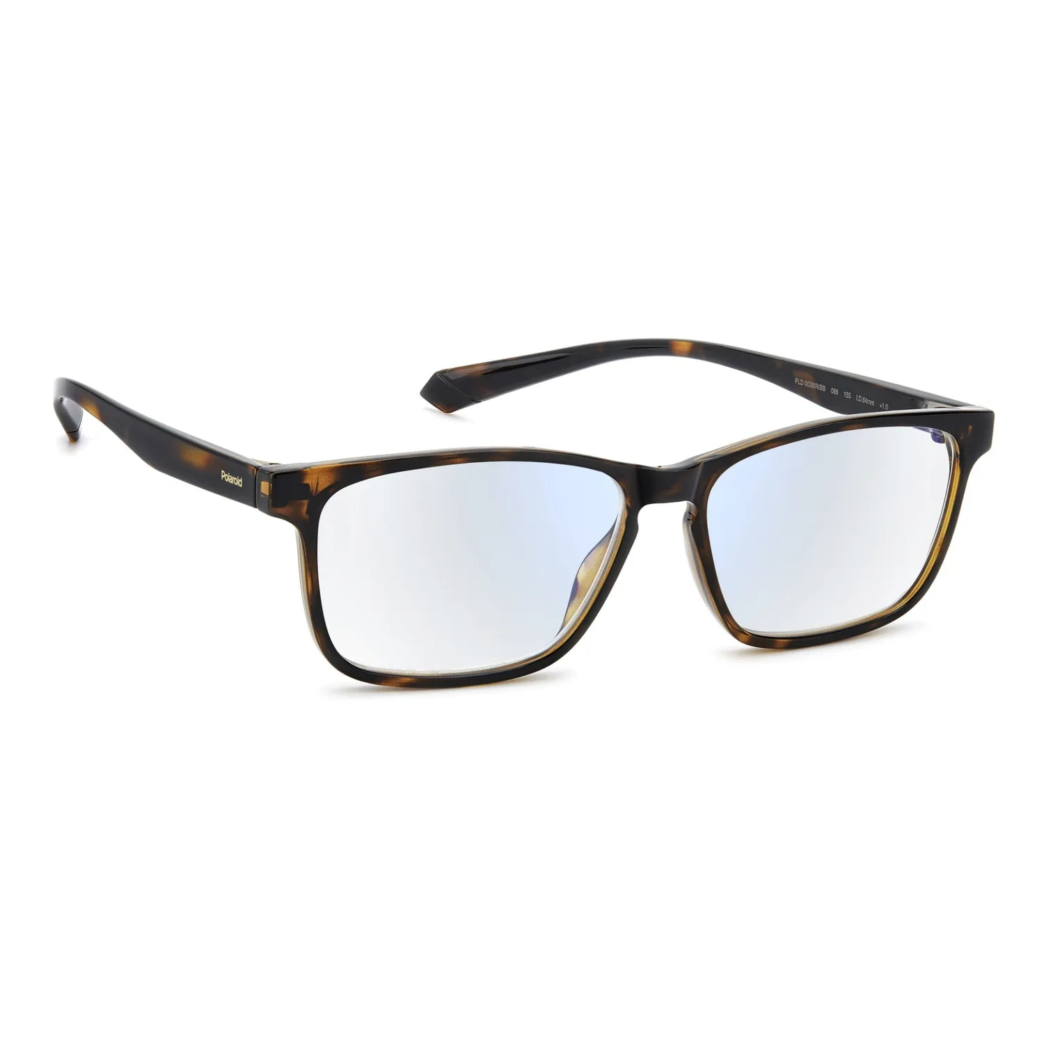 Polaroid PLD 0038/R/BB Lesebrille Schwarz +1,50 Blaulicht