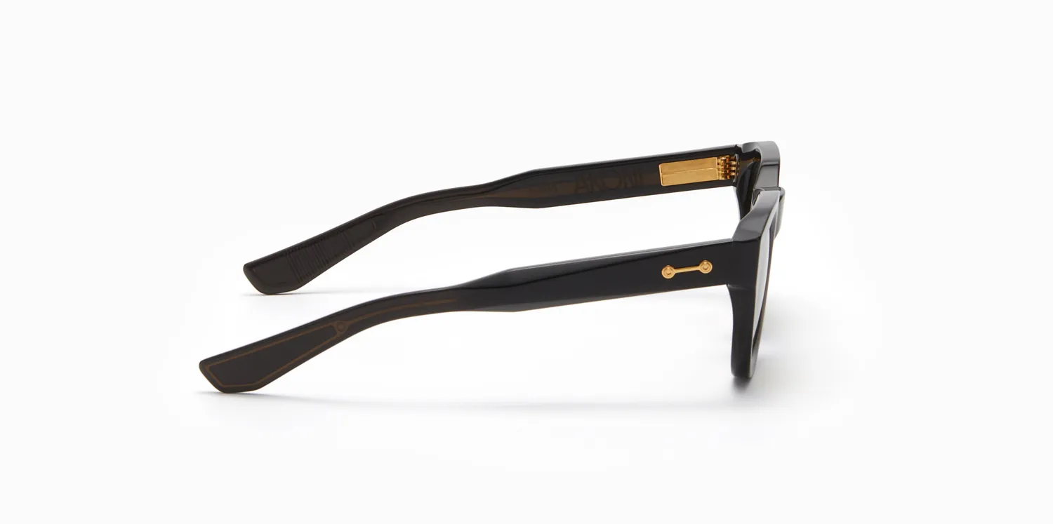Akoni Optima Alpha Sonnenbrille Crystal Black Acetat