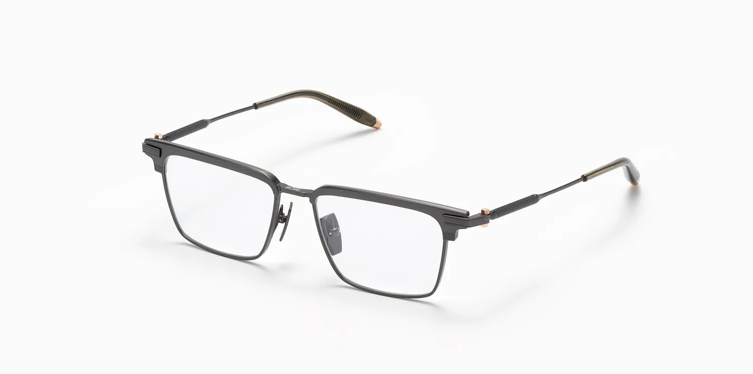Akoni Genesis Brillenfassung Antiqued White Gold 53 Titan