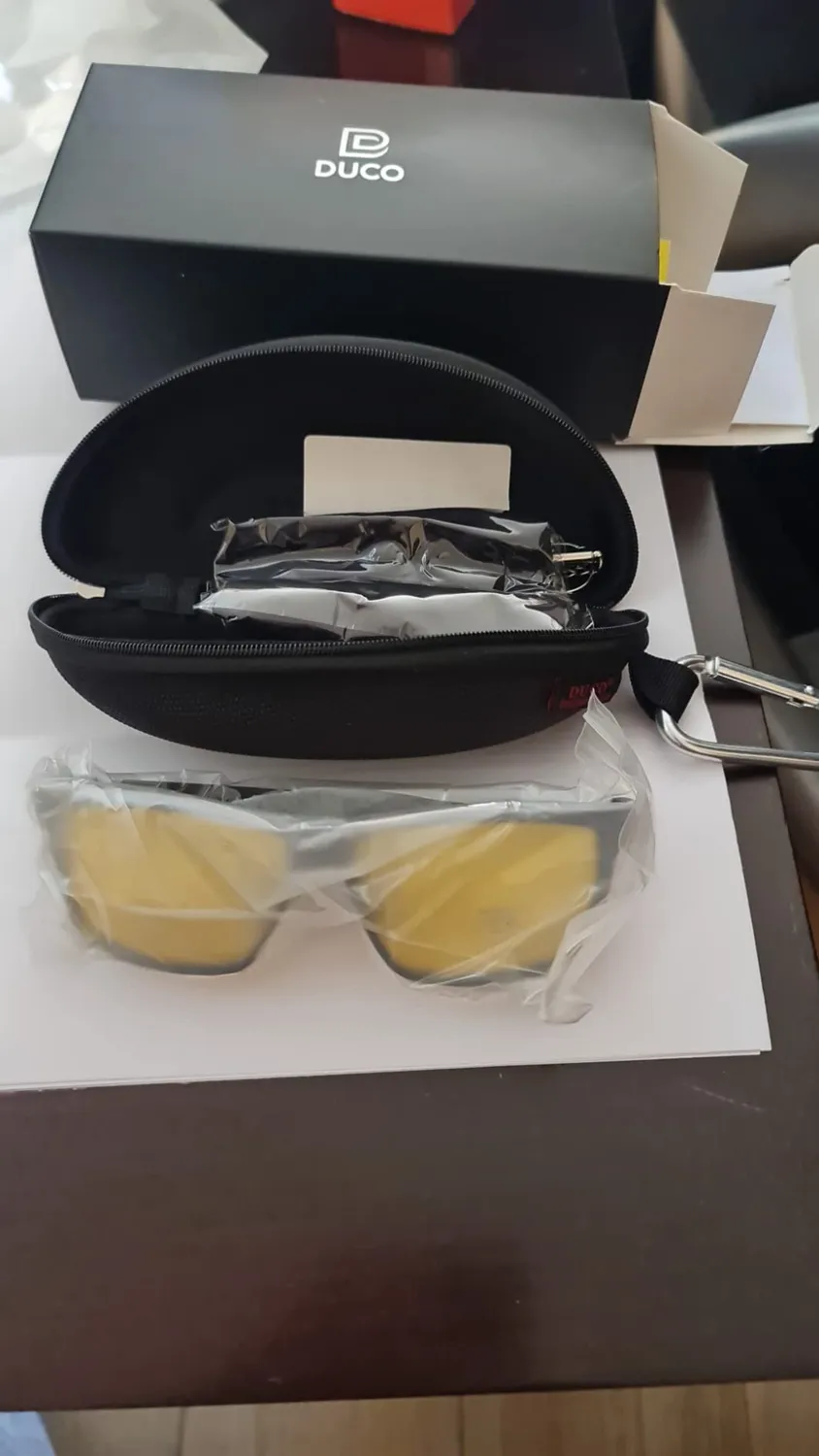 DUCO 3029HY Nachtsichtbrille Autofahrer gelb