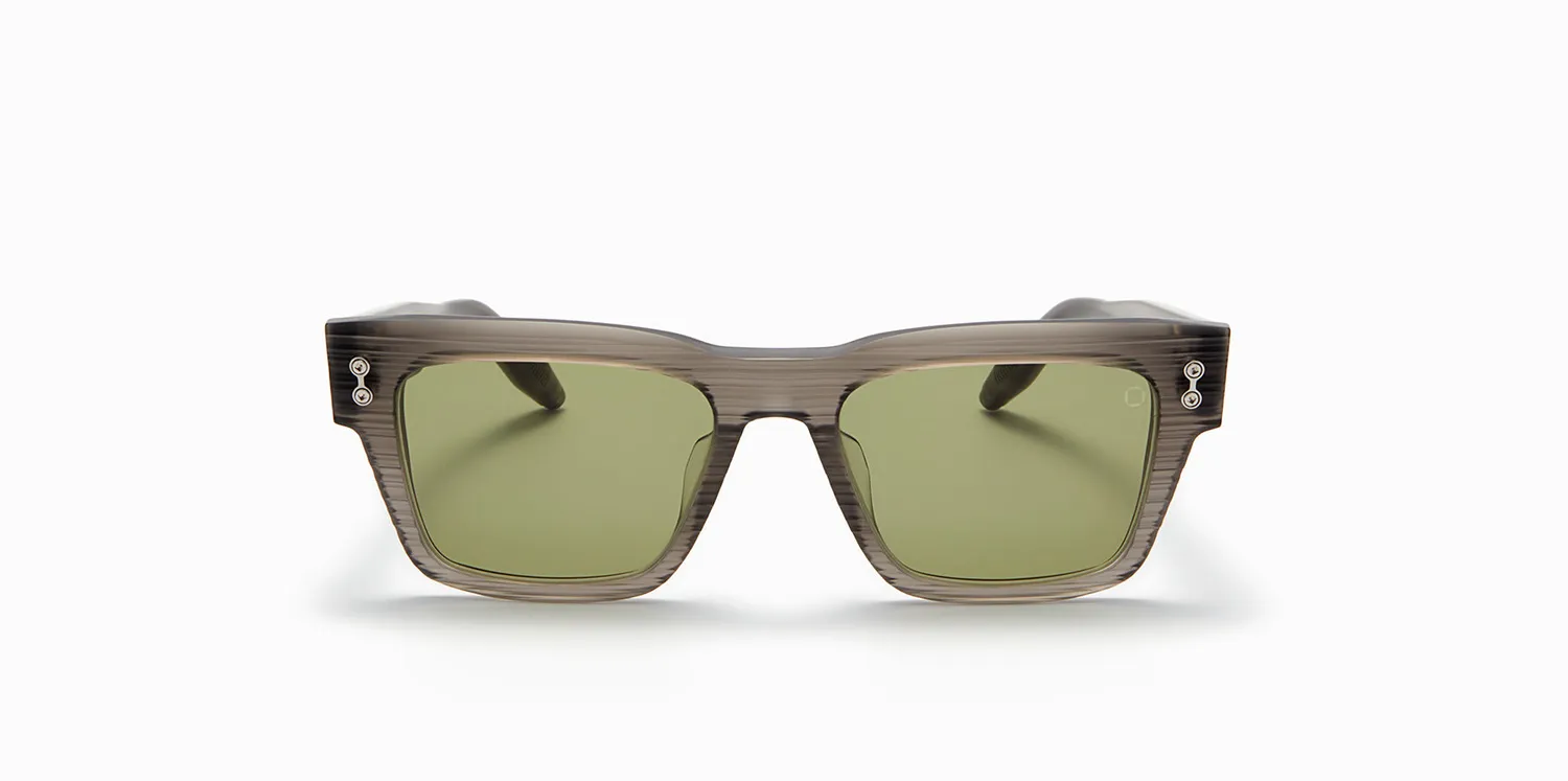 Akoni Columba Sonnenbrille Scraped Grey 54 eckig