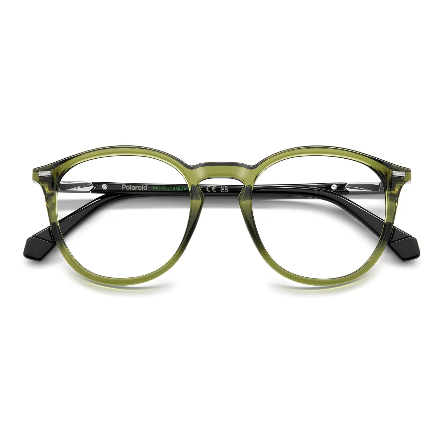 Polaroid PLD D562 Herrenbrille Havana eckig Metalldetail