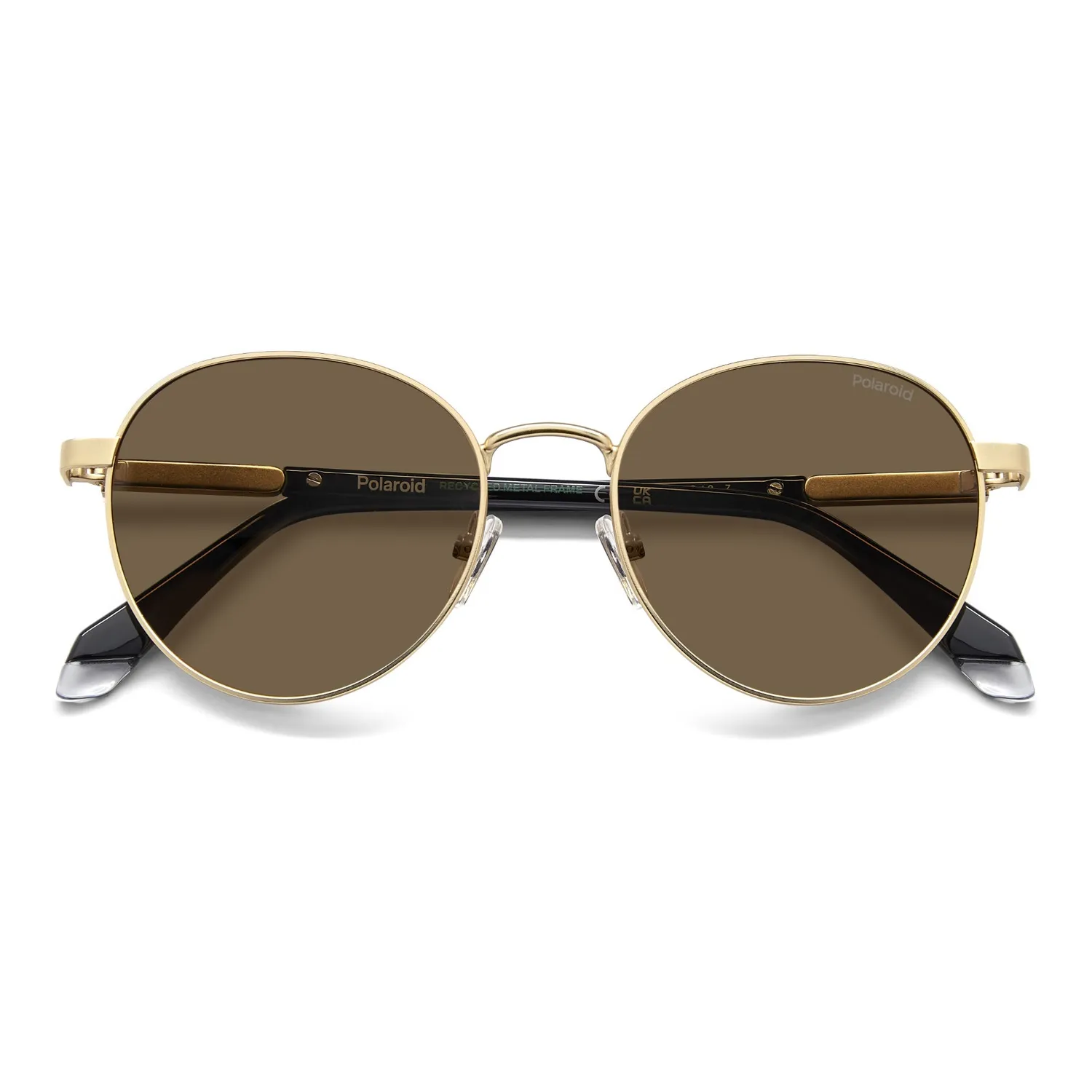 Polaroid PLD 4197/S/X Sonnenbrille Herren Gold Grey rund polarisiert