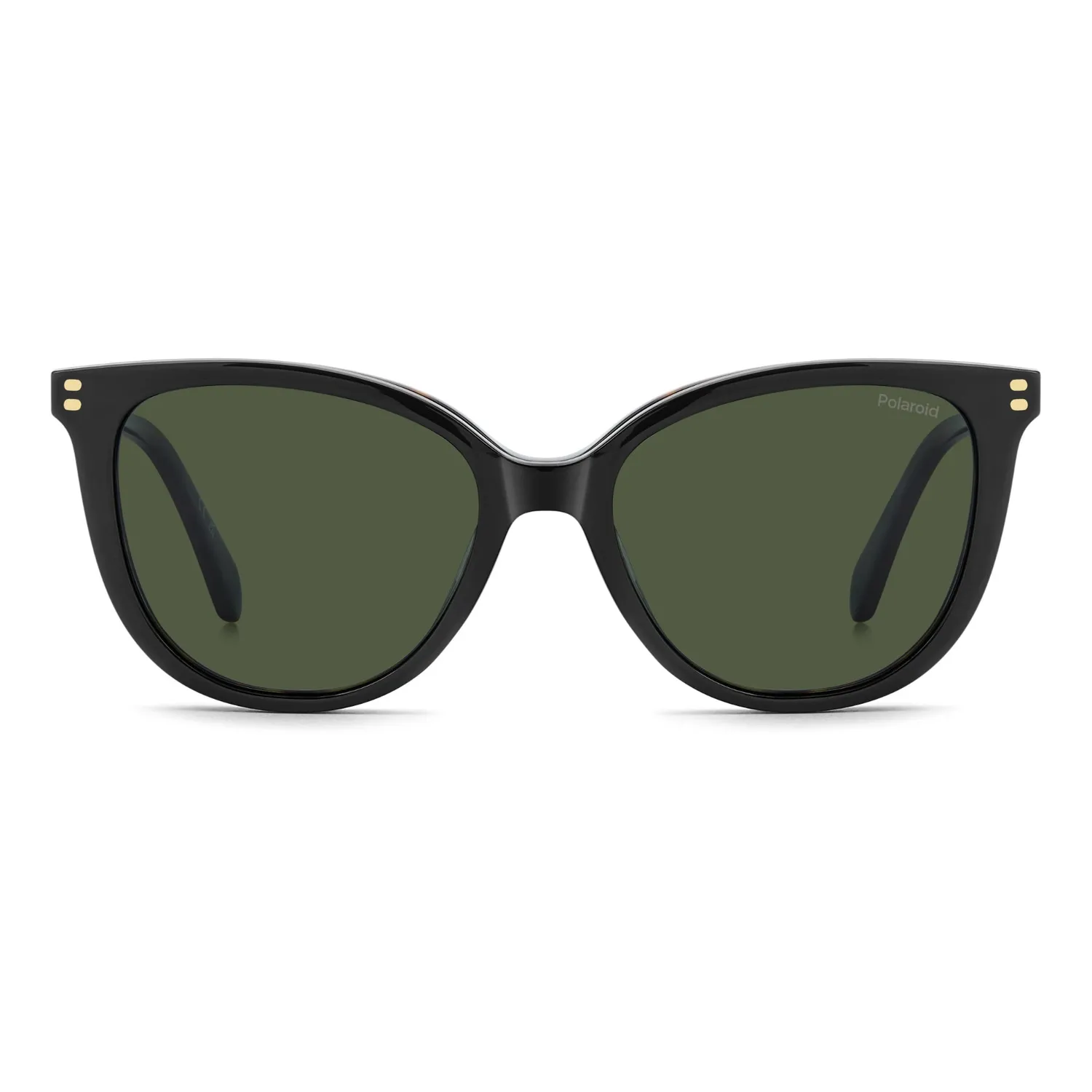 Polaroid PLD D605/C Brille Havanna mit Sonnenclip grün