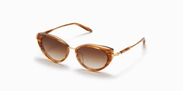 Akoni Etere Athena Sonnenbrille Sand Swirl Cat-Eye