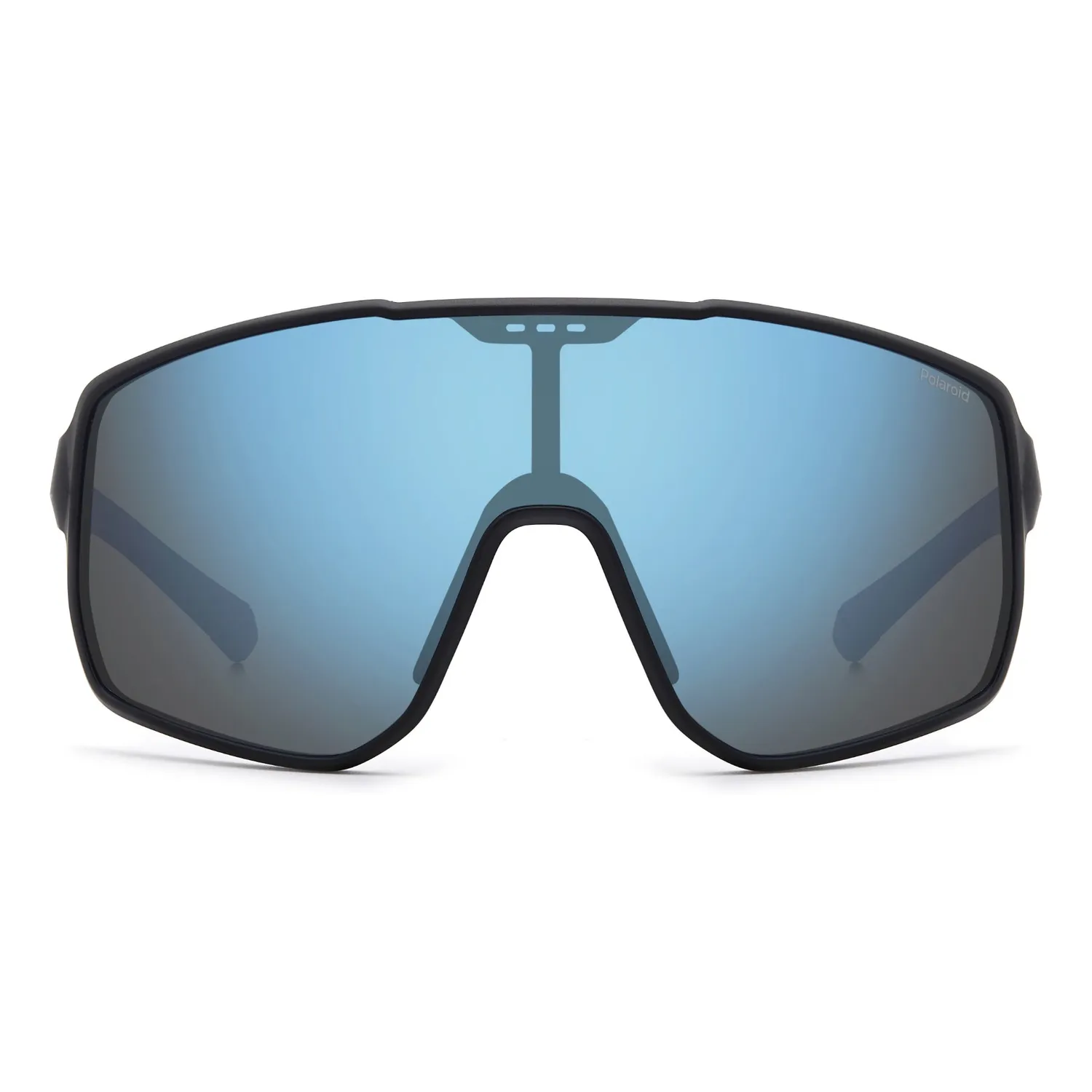 Polaroid PLD 7060/S Sport-Sonnenbrille Matt Schwarz Shield polarisiert