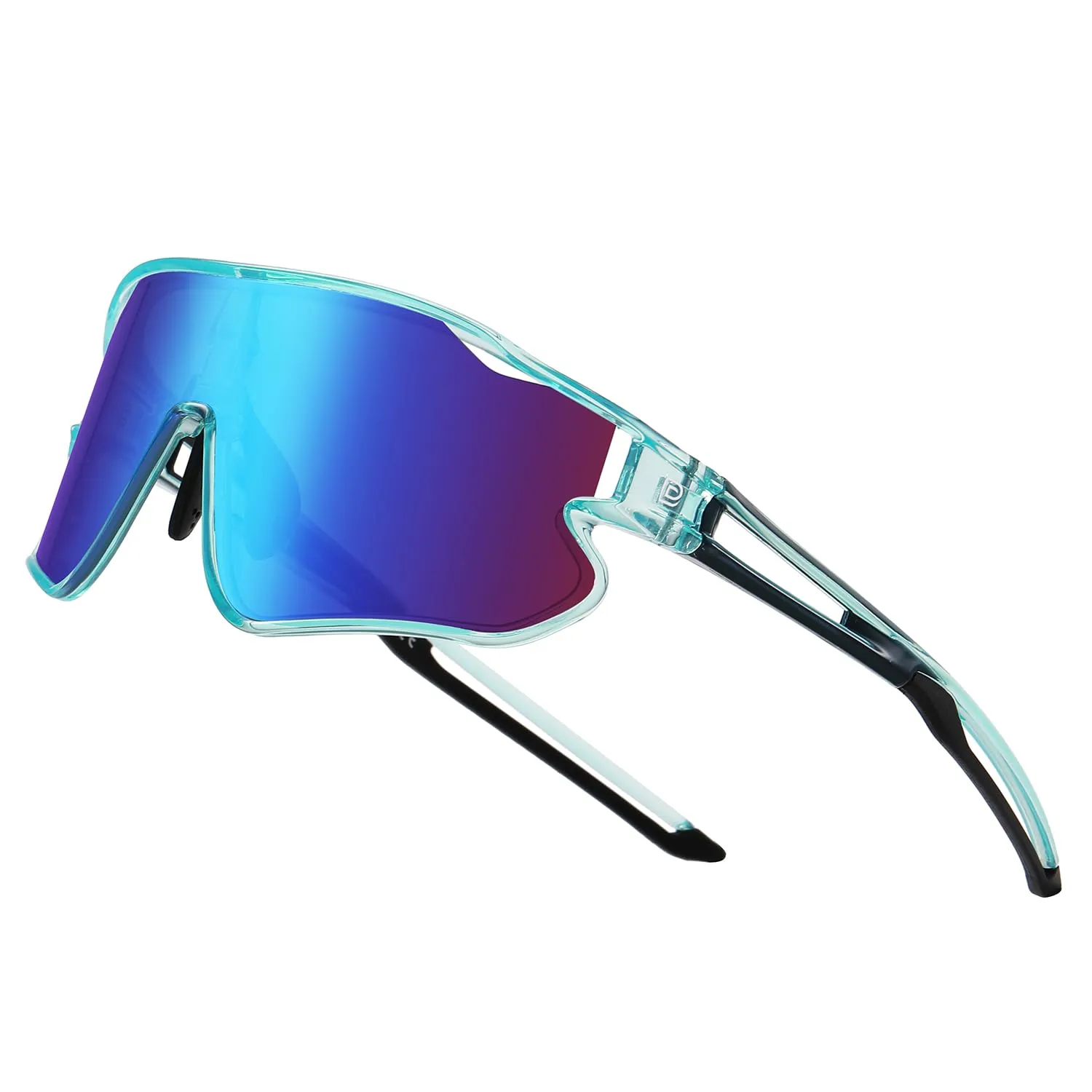 DUCO DK268 Kinder Sonnenbrille Weiß Rot Blau Revo Blau