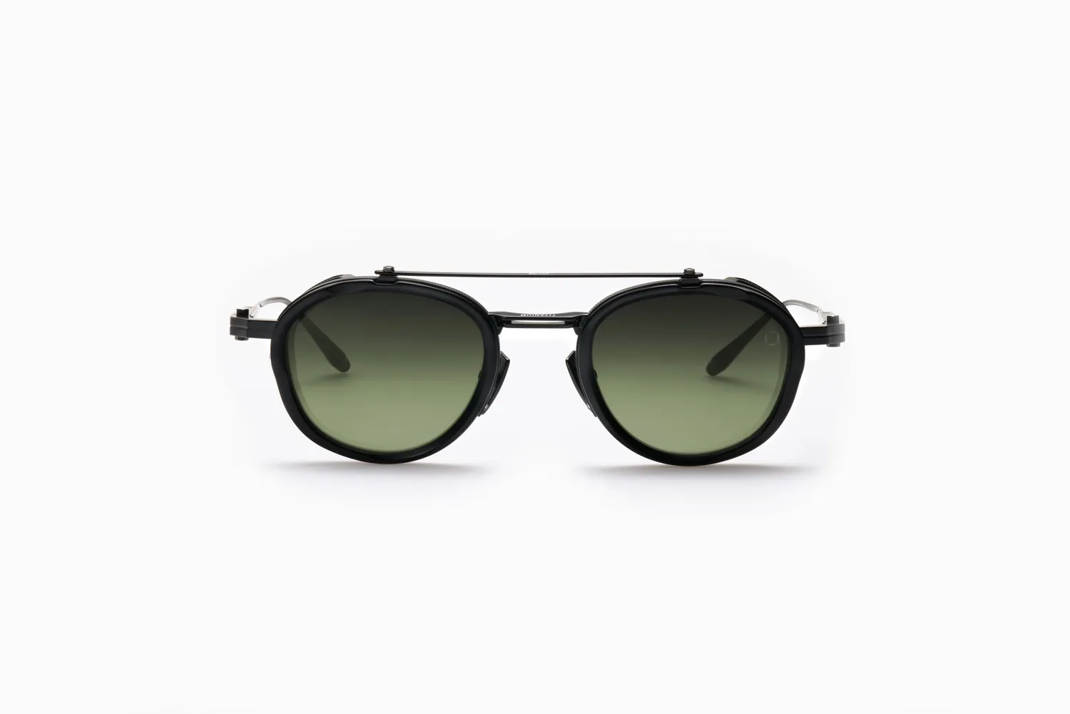Akoni Optima Infinity Sonnenbrille mattschwarz Titan-Acetat