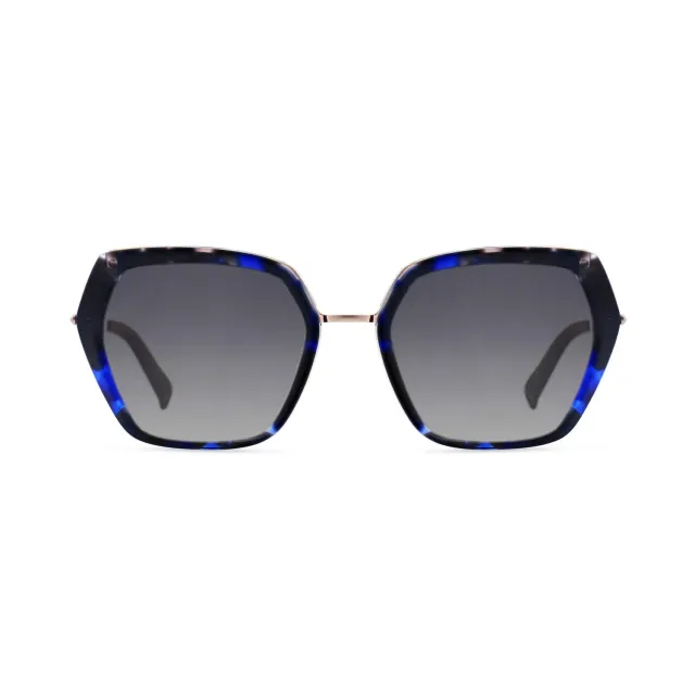 Morel Mykonos 4 Sonnenbrille BP13 eckig blau