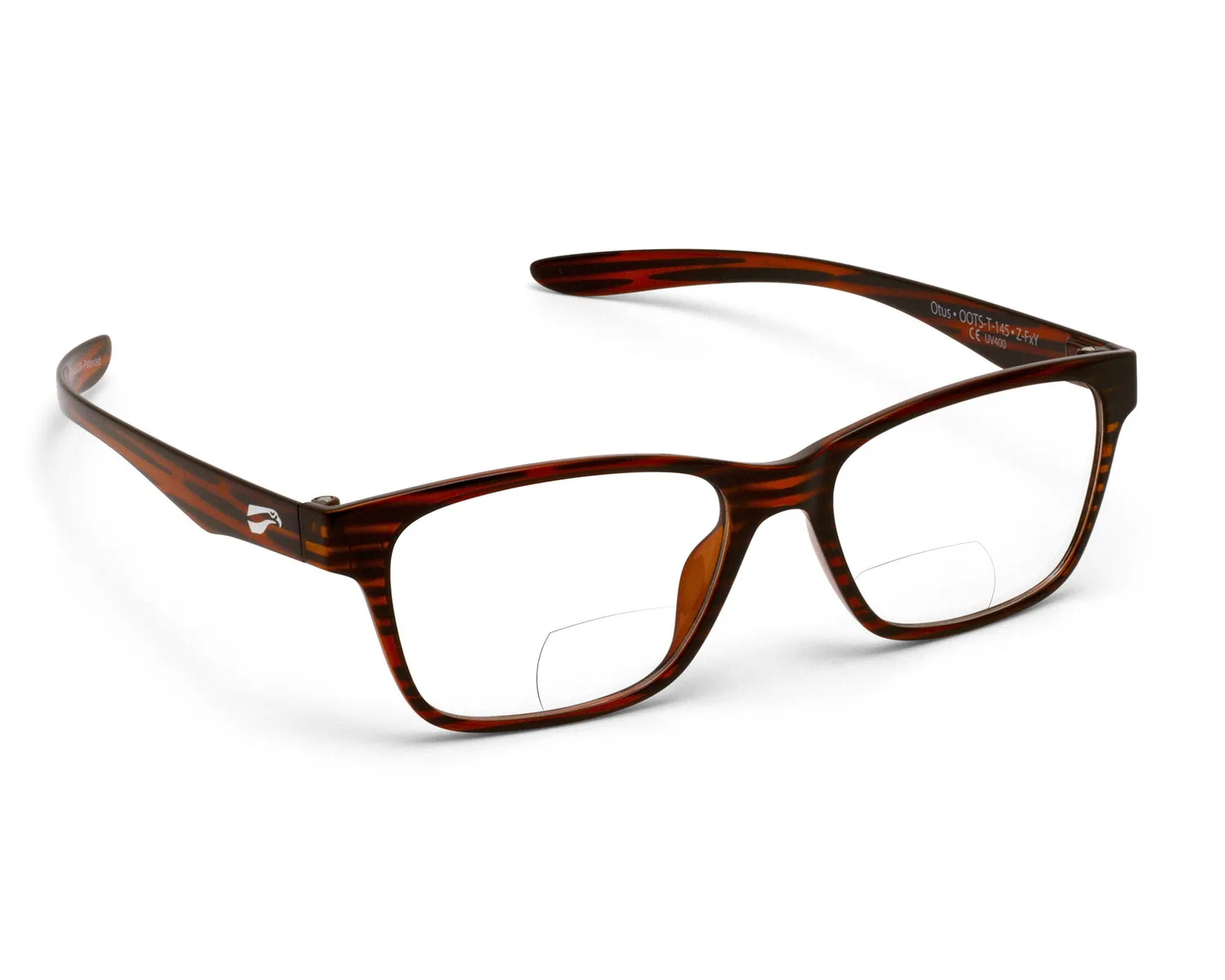 Flying Eyes Otus with Non-RX Bifocals Brille +1,5 klar