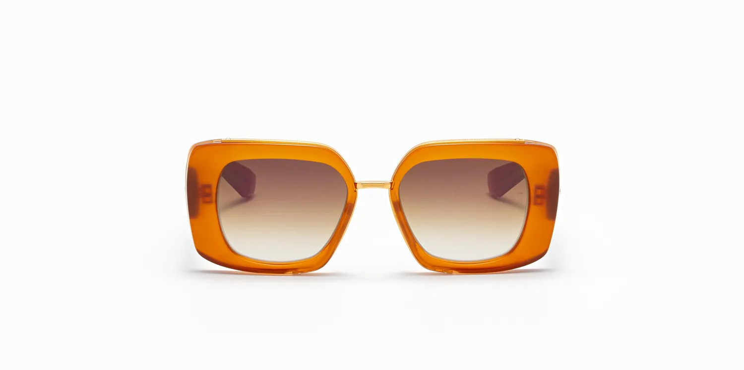 Akoni Etere Virgo Sonnenbrille Cloudy Orange Acetat