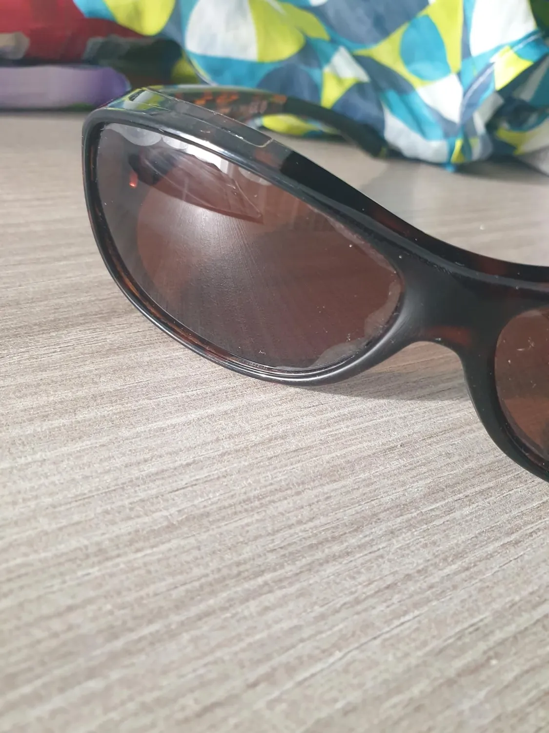 DUCO Fit Over Überbrille polarisiert M Schwarz Grau