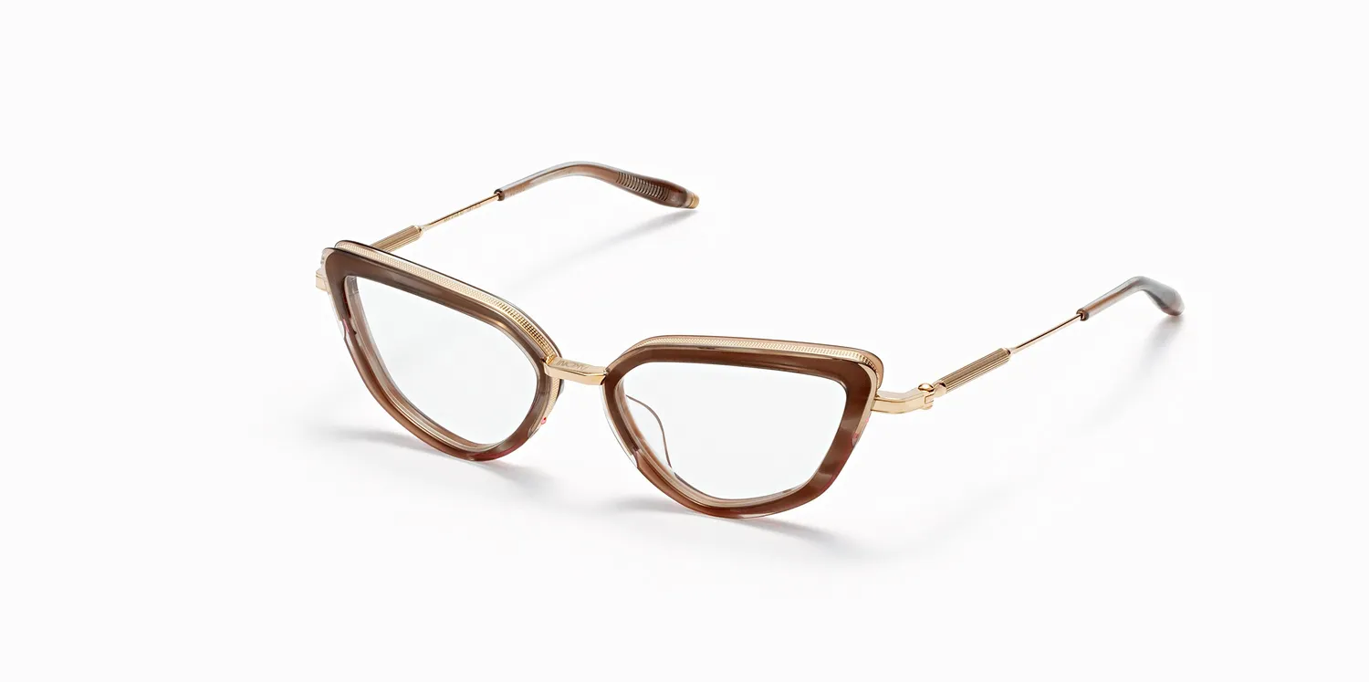 Akoni Etere Venus Brille Solid Black Cat-Eye