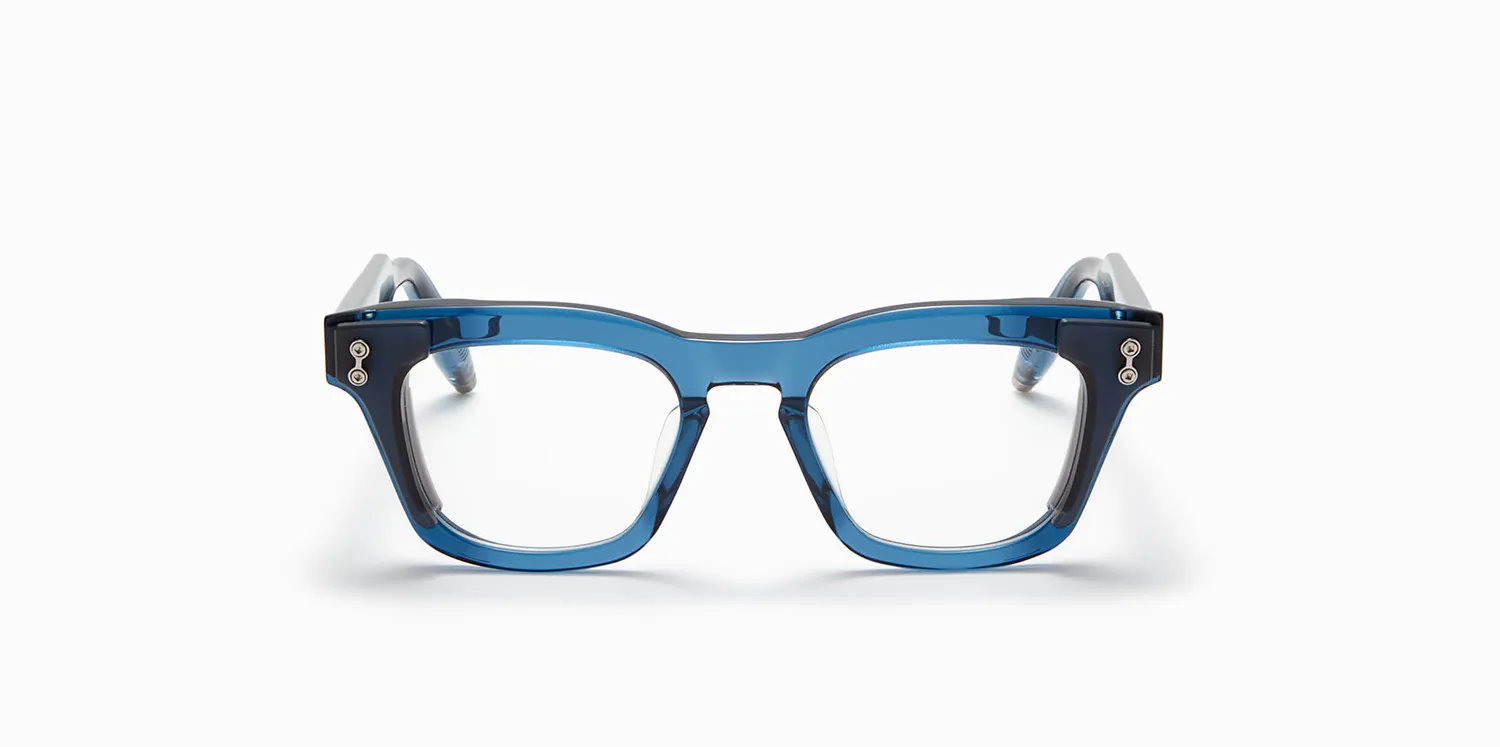 Akoni Ara Rx Brille Crystal Blue Acetat
