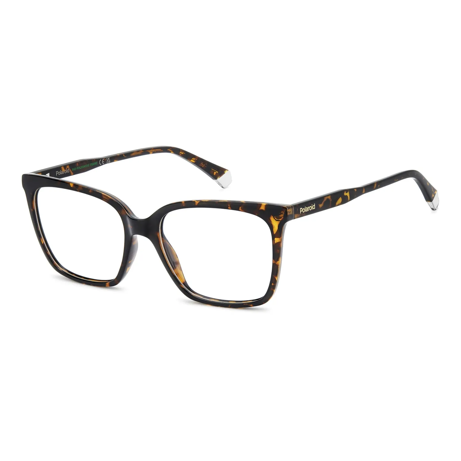 Polaroid PLD D588 Damenbrille Havana eckig leicht