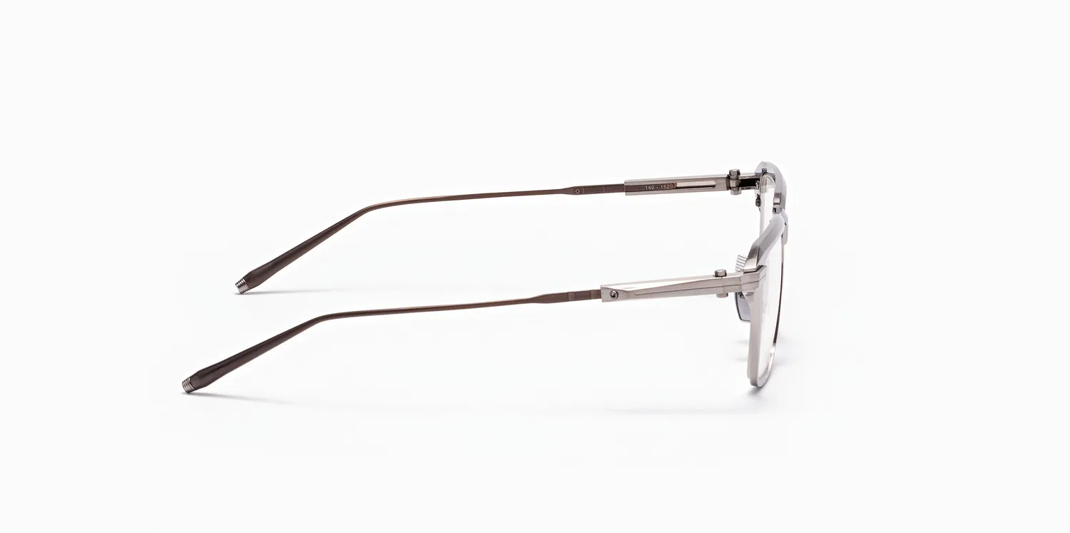 Akoni Horizon Swift Brille Antiqued White Gold 50