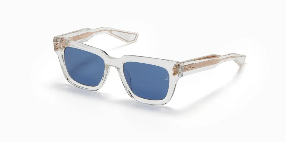 Akoni Etere Pyxis Sonnenbrille Crystal Clear