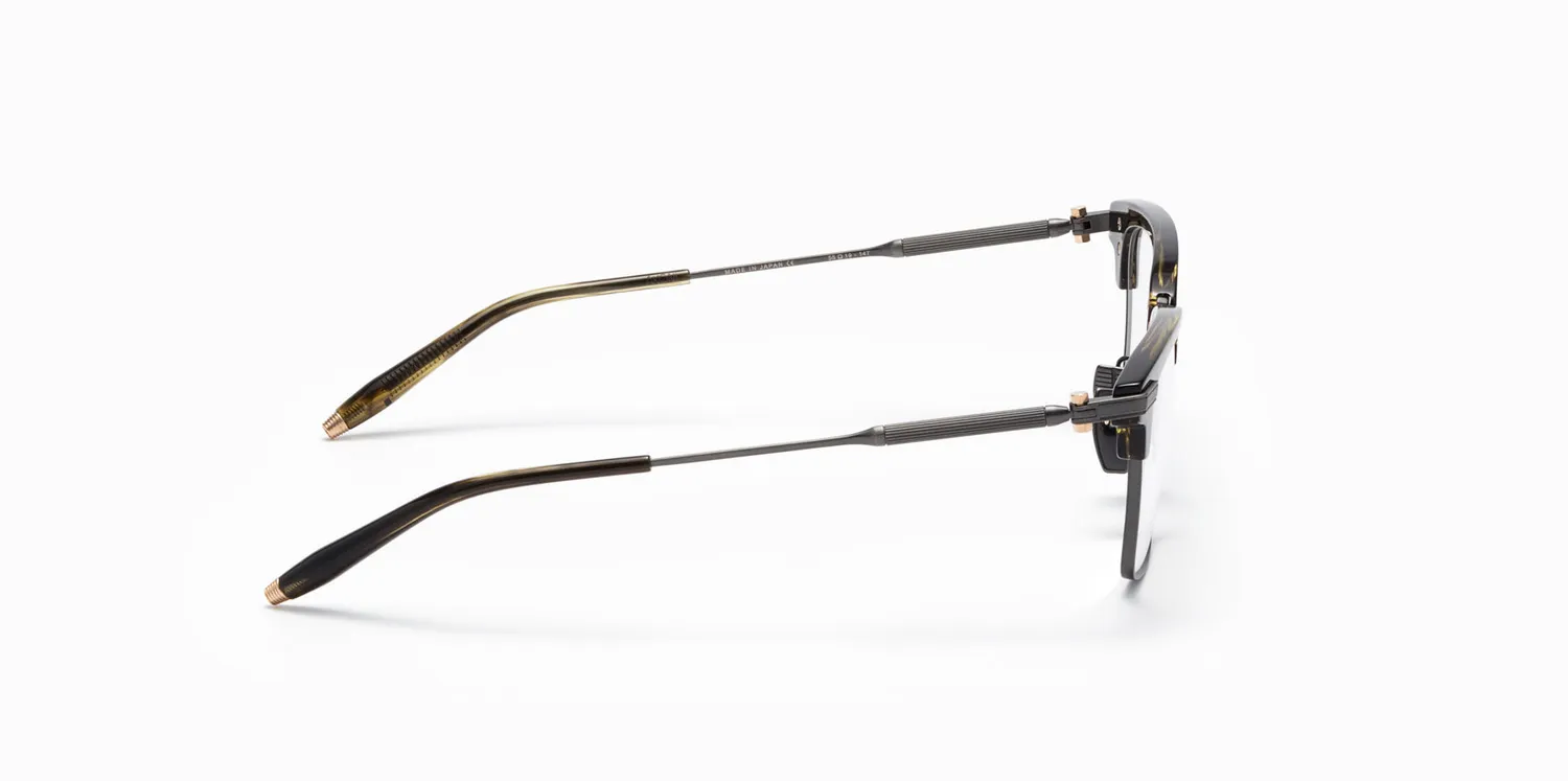 Akoni Galileo 52 Brille Schwarz Browline