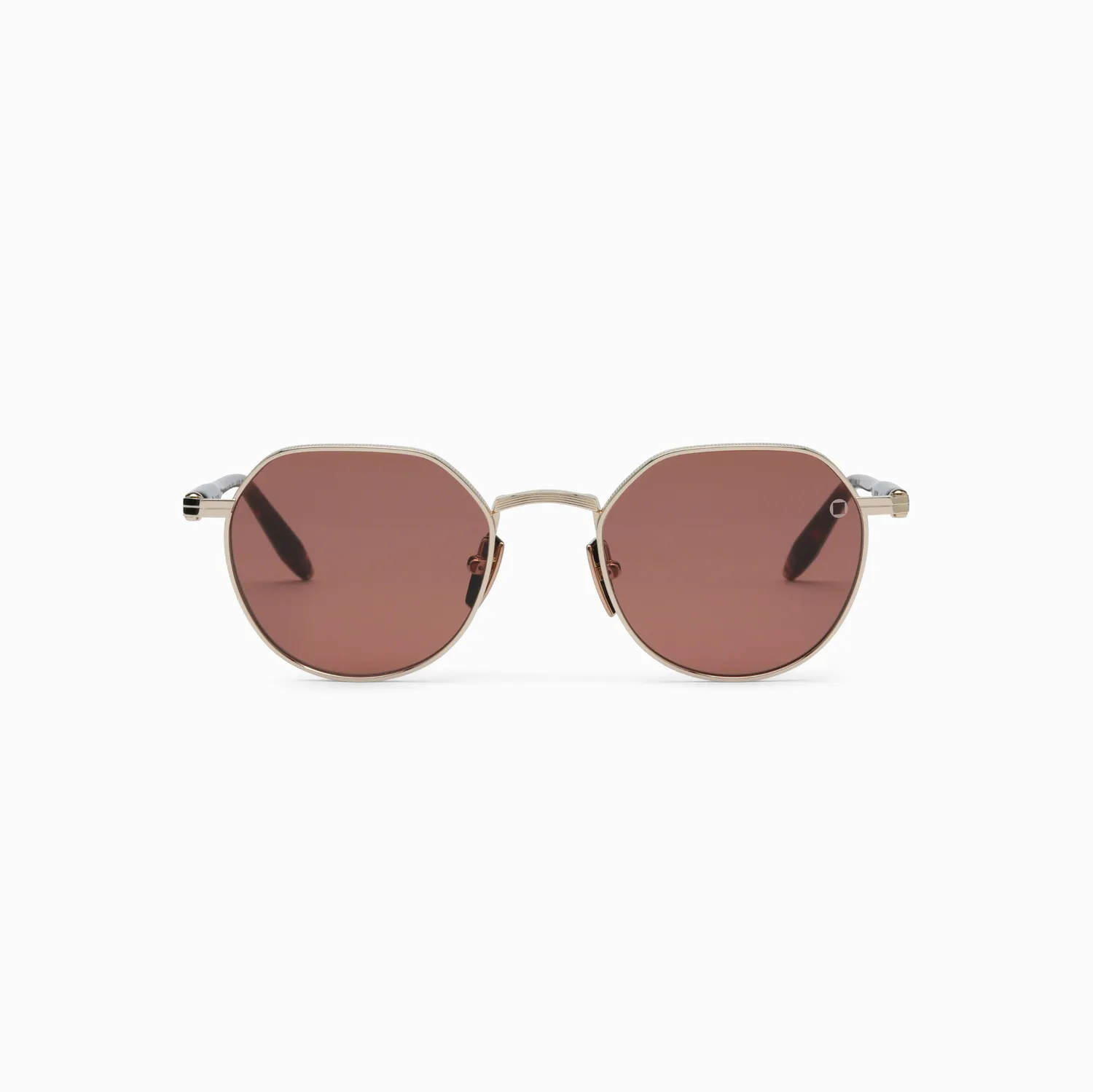 Akoni Etere Themis Sonnenbrille Gold Titan