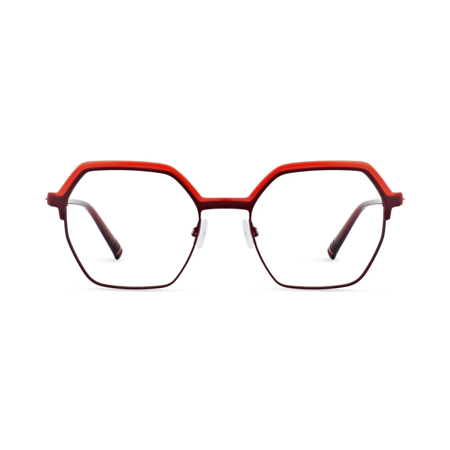 Morel Astrid 3 Brille sechseckig Edelstahl