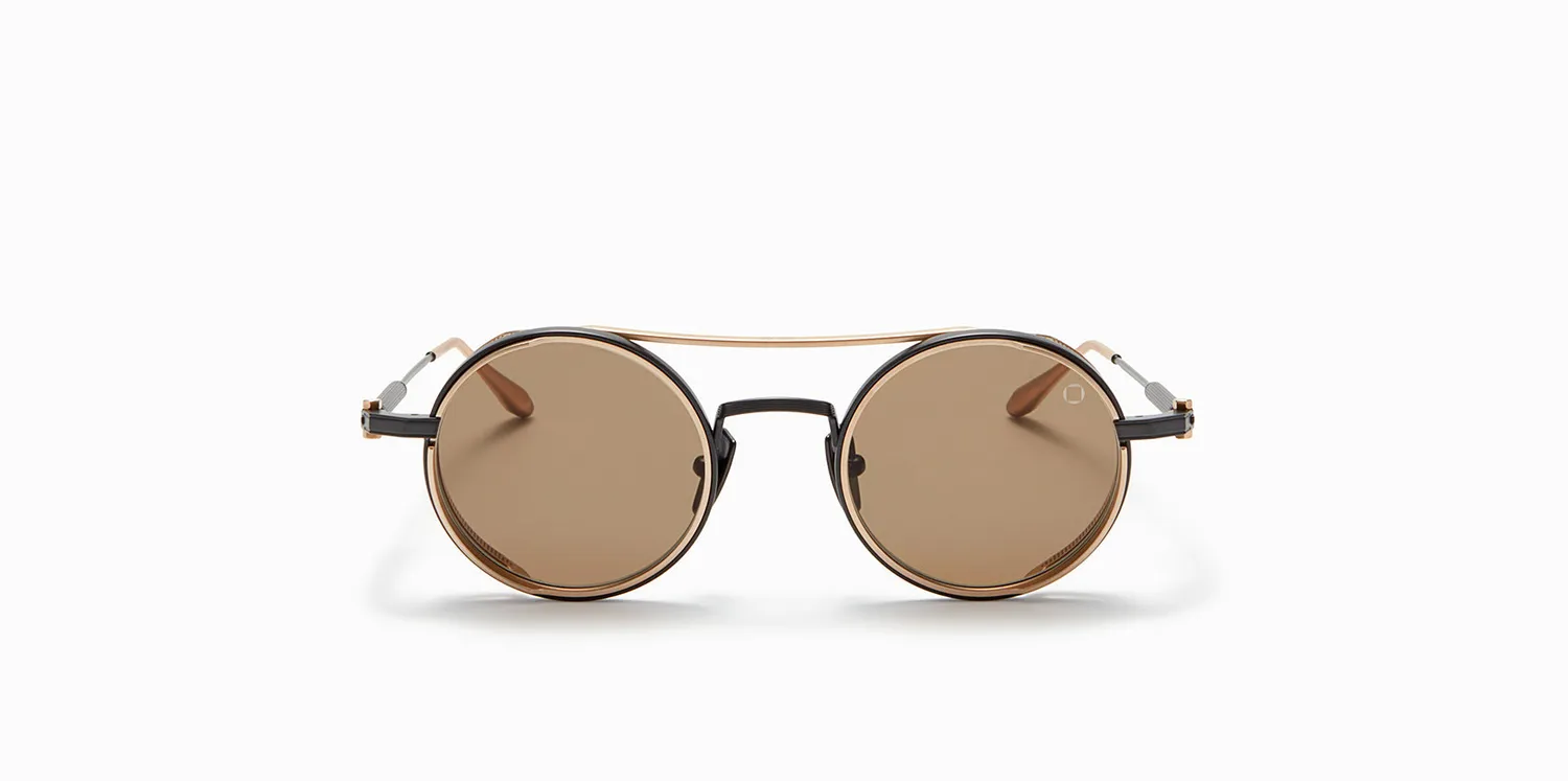 Akoni Eris 46 Sonnenbrille Brushed Black Titan