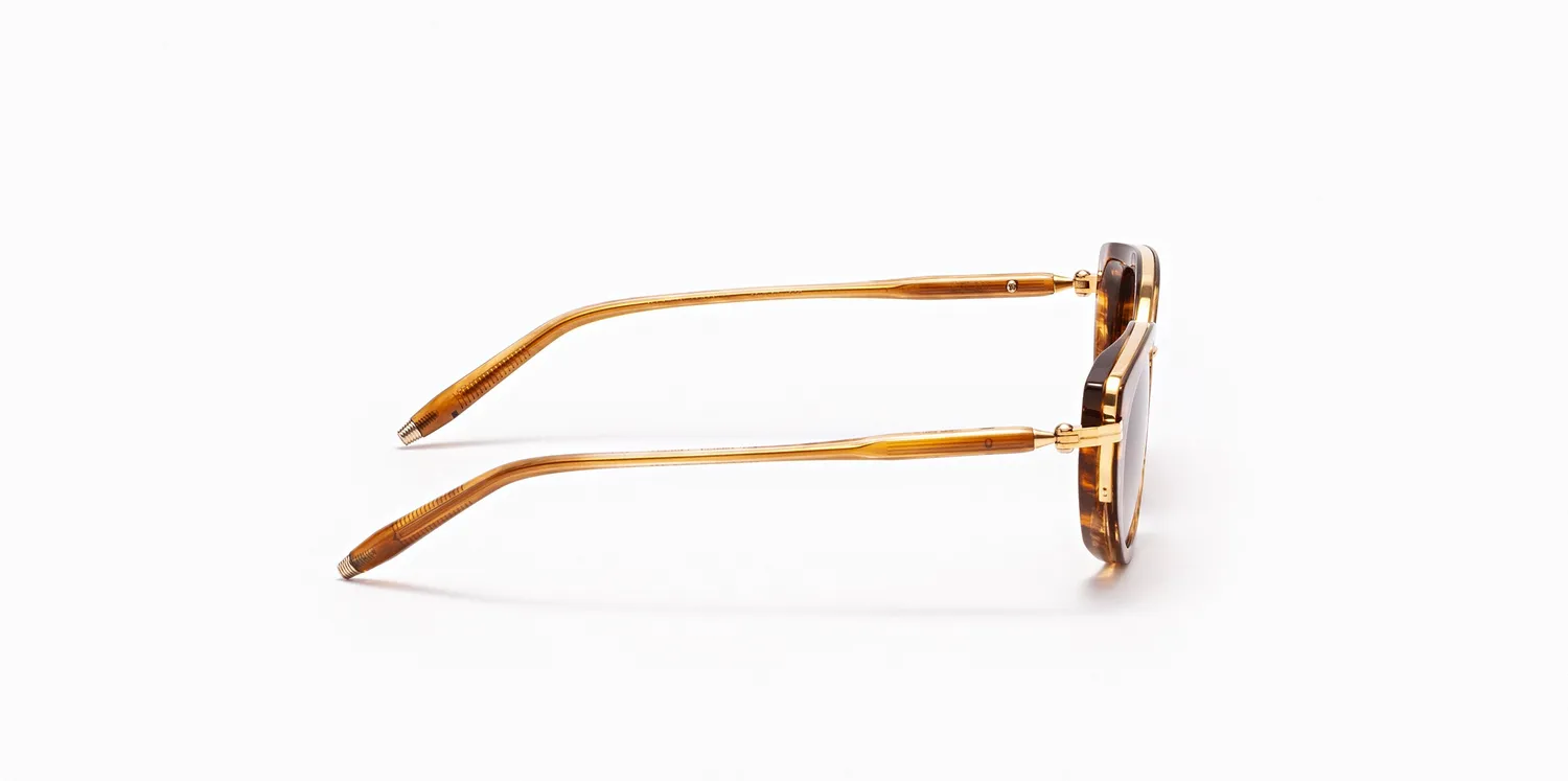 Akoni Etere Athena Sonnenbrille Sand Swirl Cat-Eye