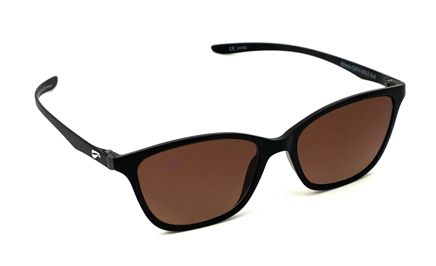 Flying Eyes Athene Sonnenbrille Matt Schwarz Grau eckig
