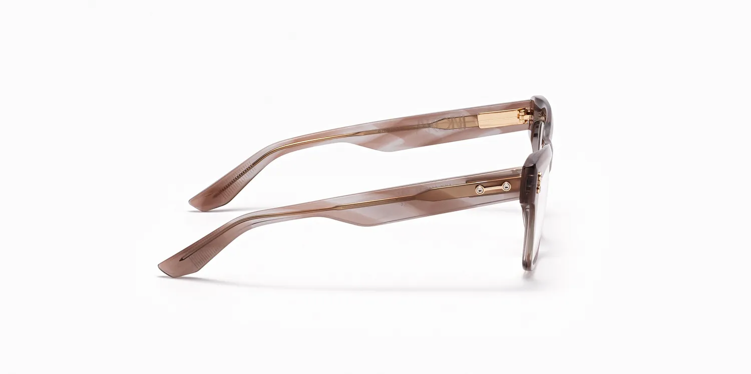 Akoni Etere Sagitta Brille Crystal Black Cat-Eye