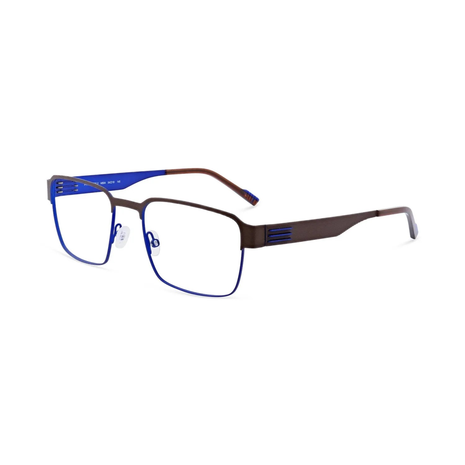 Morel Pythagore 2 Brille BM06 Edelstahl eckig