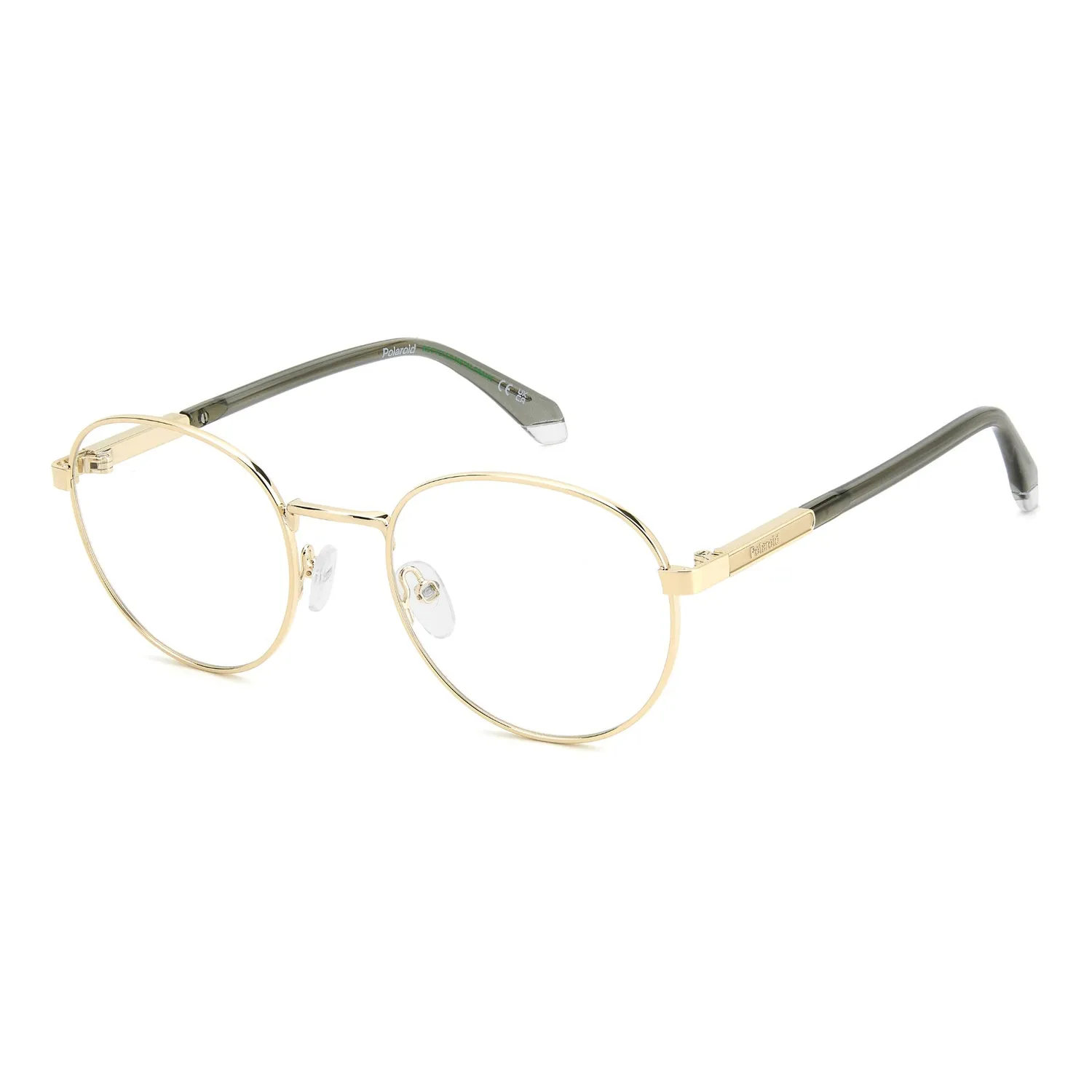 Polaroid PLD D600 Brille Herren Schwarz-Gold 53-21-145 rund