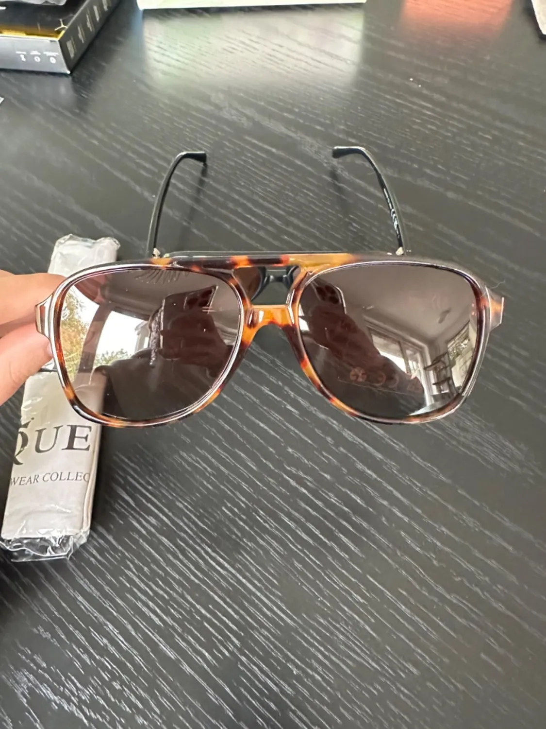 GQUEEN Retro Piloten Sonnenbrille polarisiert UV400