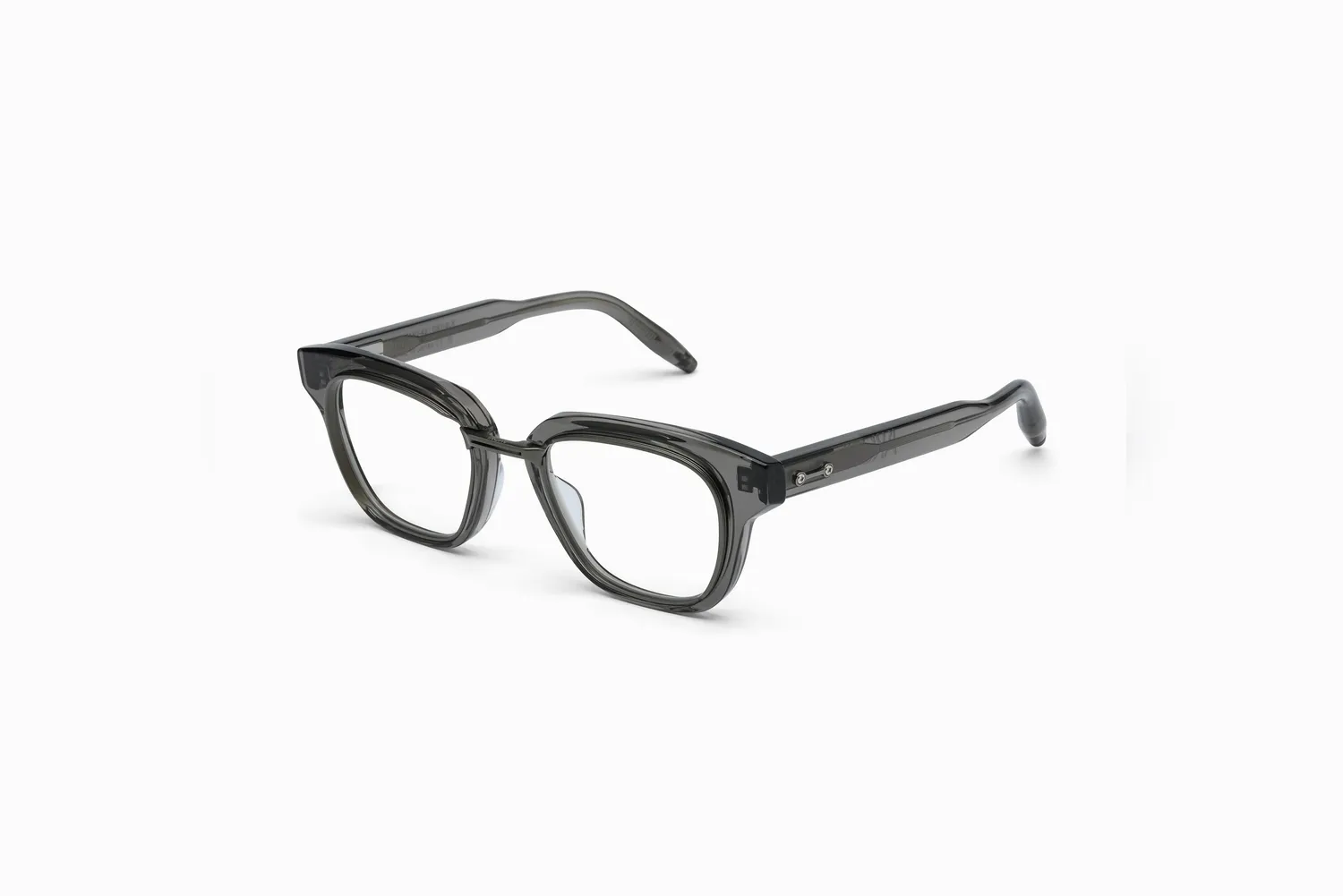 Akoni Delta Apollo Rx Brille Schwarz Titan Acetat