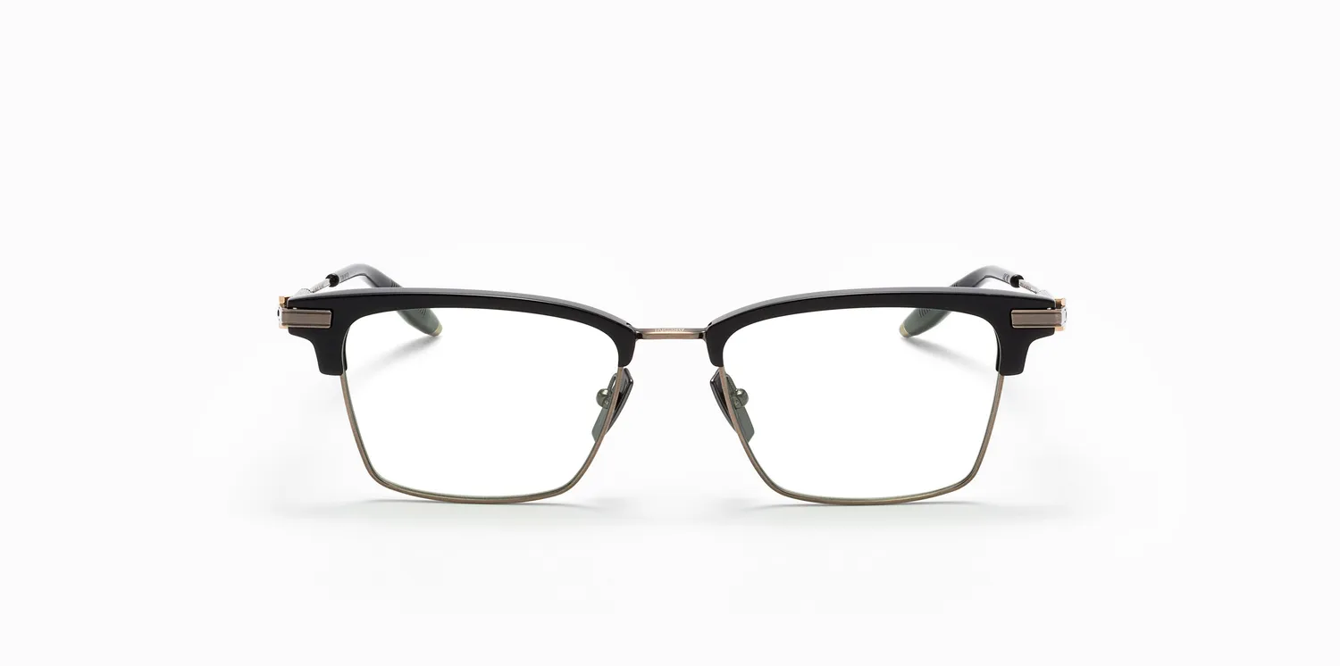 Akoni Galileo 52 Brille Schwarz Browline