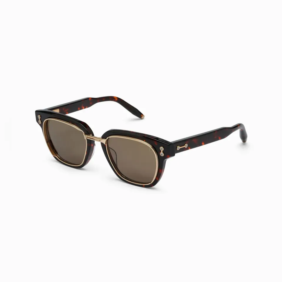 Akoni Delta Apollo Sonnenbrille Havana Titan