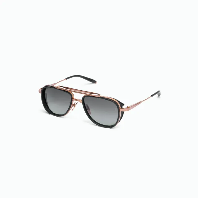 Akoni Horizon Spitzer Sonnenbrille brushed-rose-gold